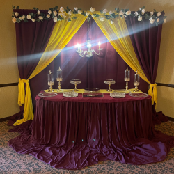 Untitled20design2037 1678776404 Burgundy and gold candy table