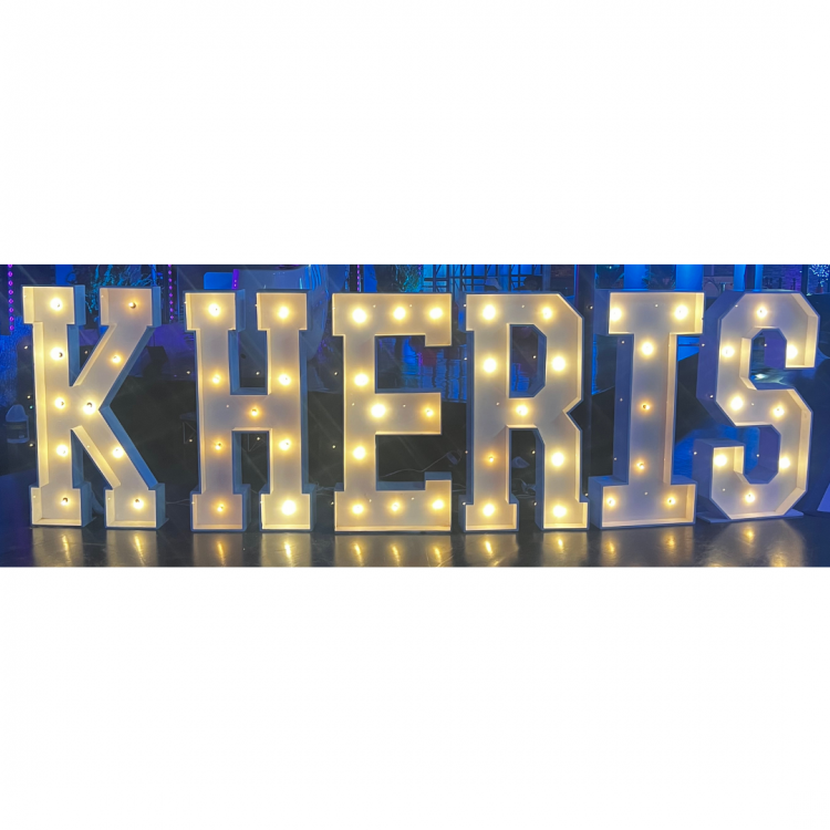 Marquee letters