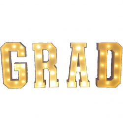 GRAD Marquee letter