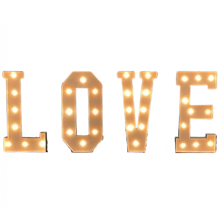 “LOVE” Marquee Letters