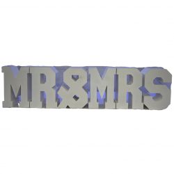 “MR&MRS” Table